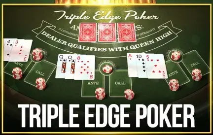 Triple Edge Poker Game 🃏